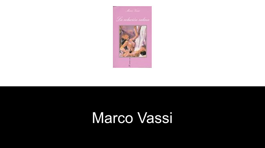 libros de Marco Vassi