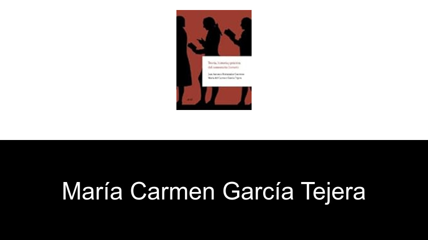 libros de María Carmen García Tejera