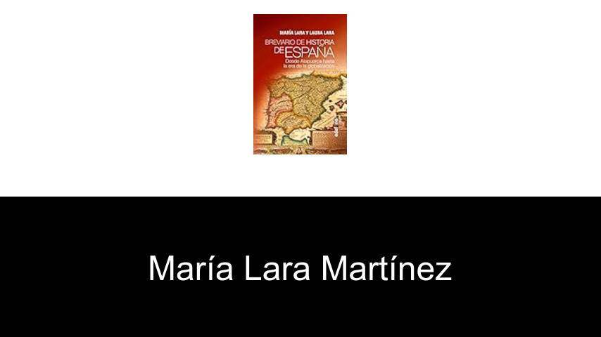 libros de María Lara Martínez
