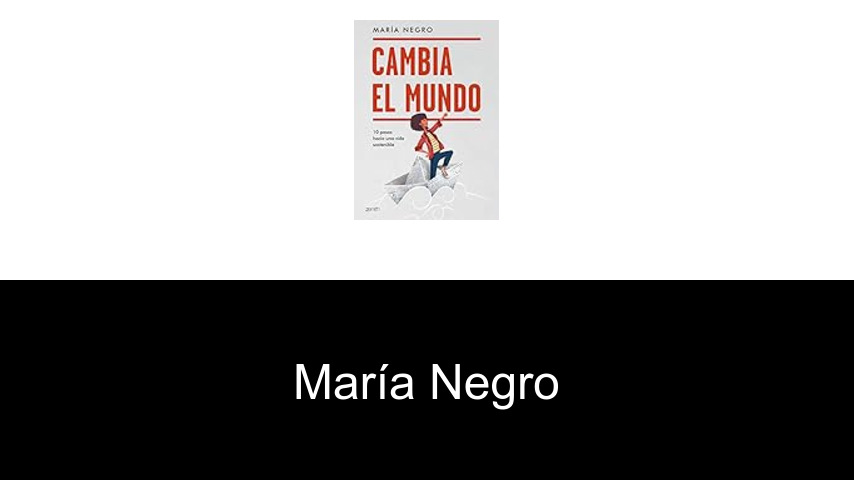 libros de María Negro