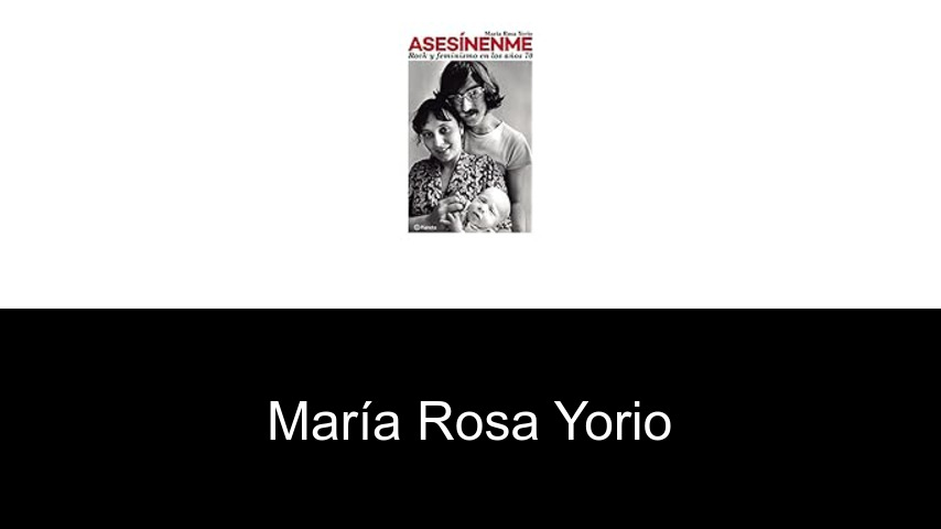 libros de María Rosa Yorio