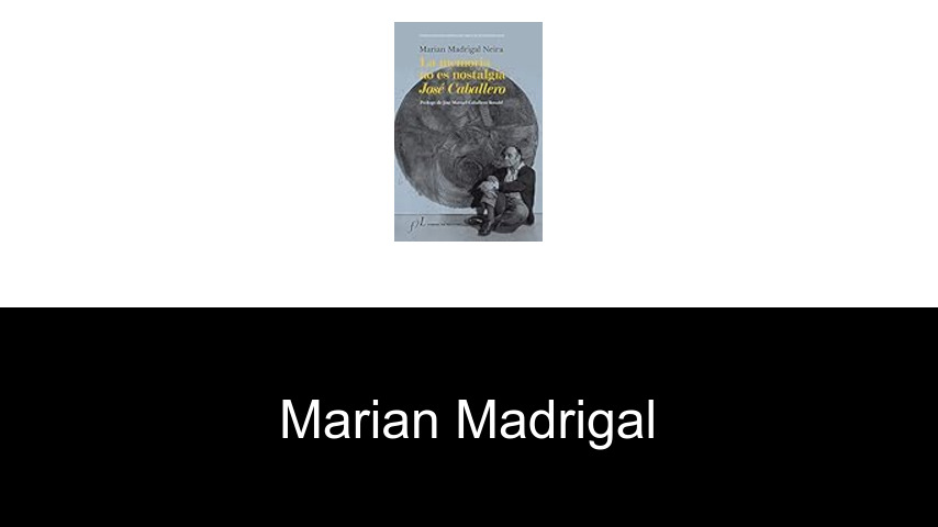 libros de Marian Madrigal