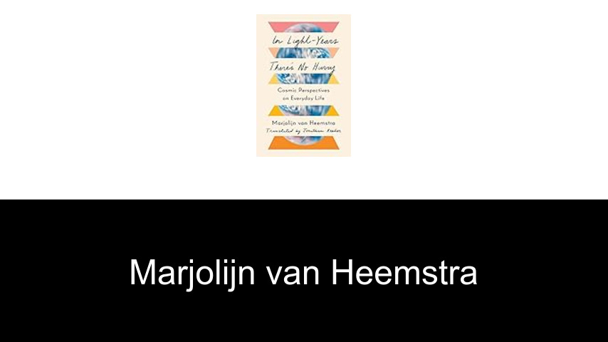libros de Marjolijn van Heemstra