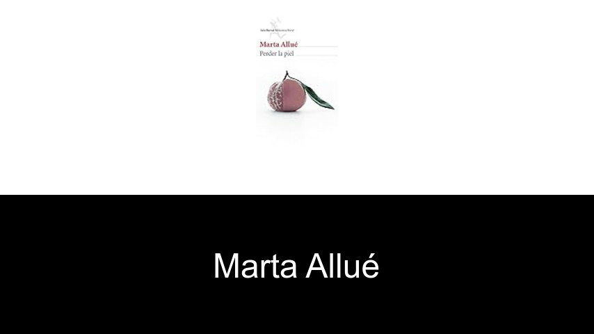 libros de Marta Allué