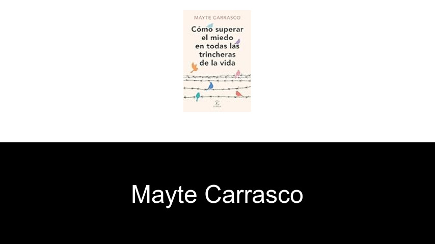 libros de Mayte Carrasco
