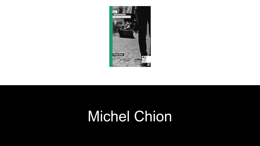 libros de Michel Chion