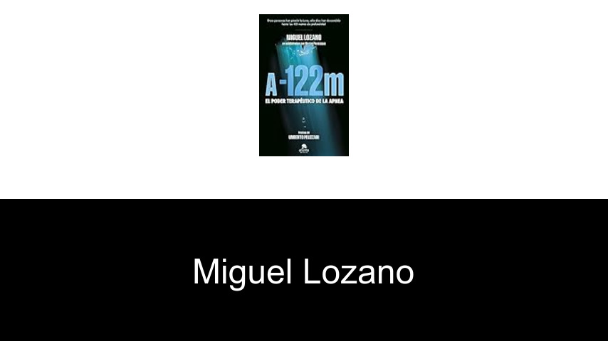 libros de Miguel Lozano