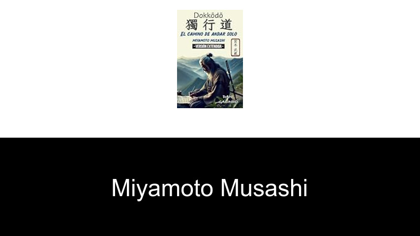 libros de Miyamoto Musashi