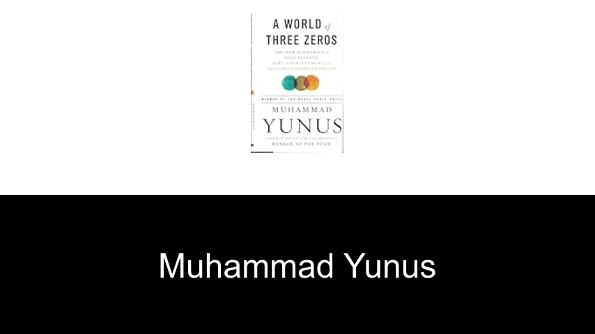 libros de Muhammad Yunus