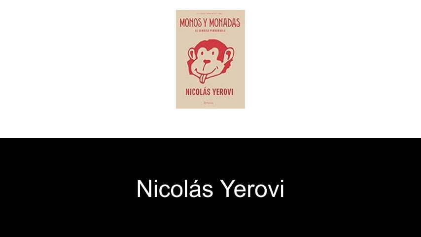 libros de Nicolás Yerovi