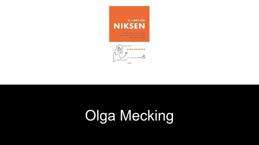 libros de Olga Mecking
