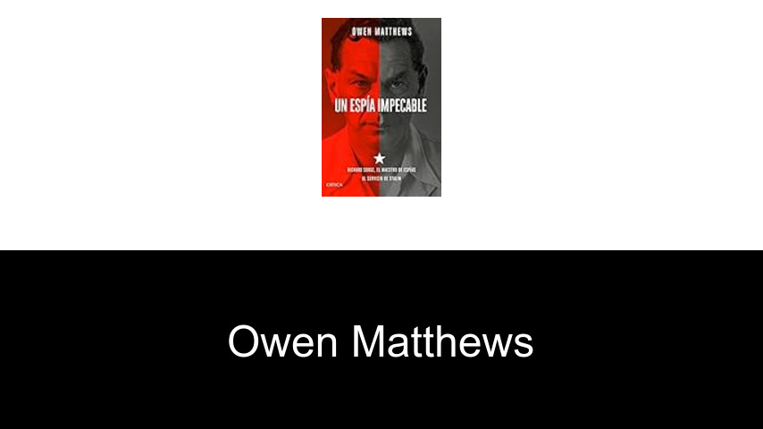 libros de Owen Matthews