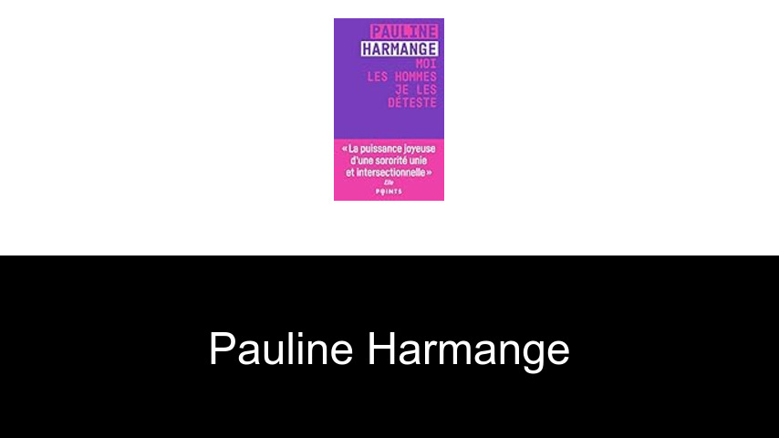 libros de Pauline Harmange