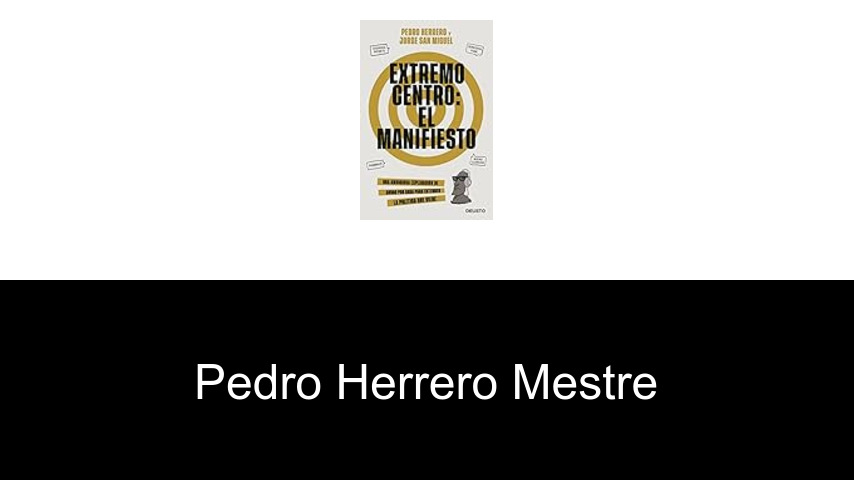 libros de Pedro Herrero Mestre