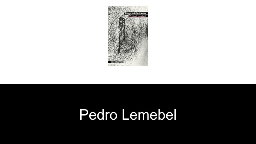 libros de Pedro Lemebel