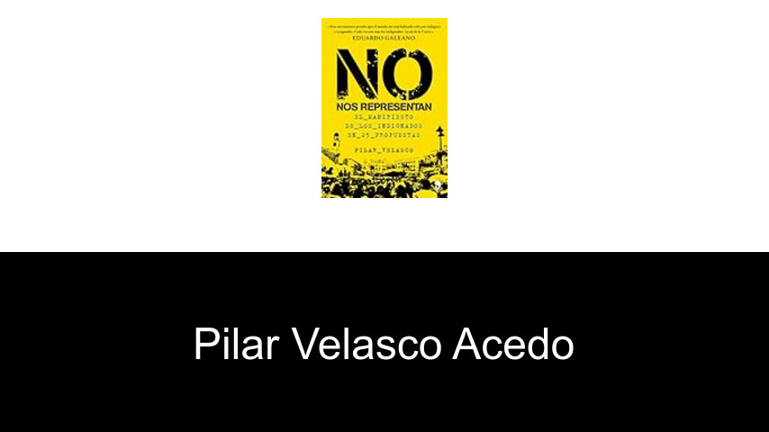 libros de Pilar Velasco Acedo