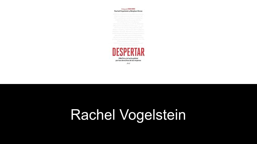 libros de Rachel Vogelstein