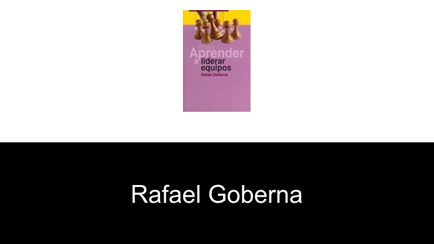 libros de Rafael Goberna