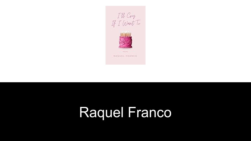 libros de Raquel Franco