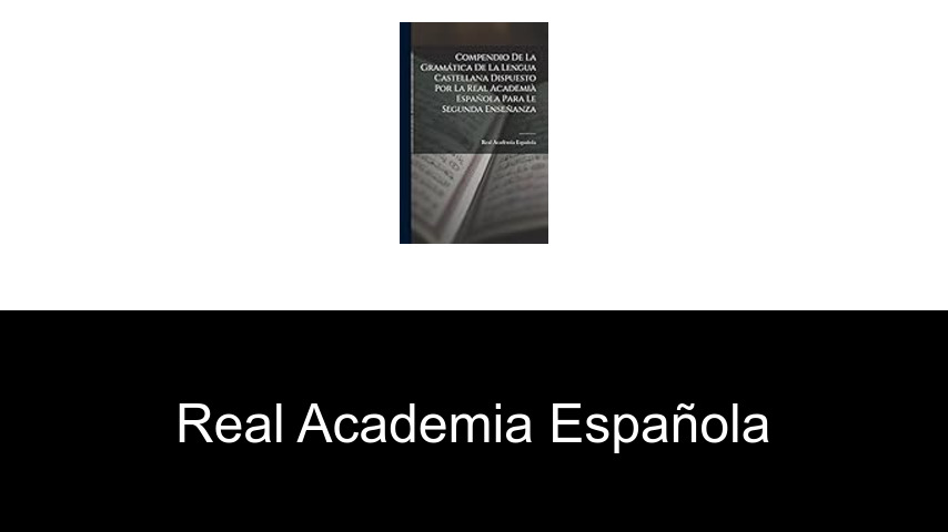 libros de Real Academia Española