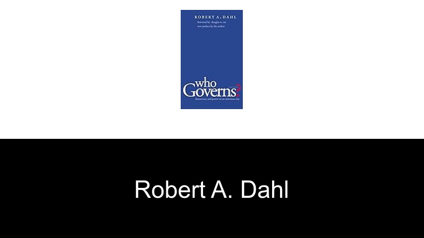 libros de Robert A. Dahl