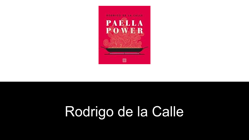 libros de Rodrigo de la Calle