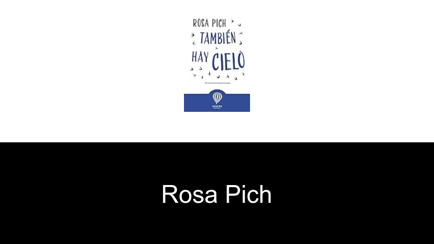 libros de Rosa Pich