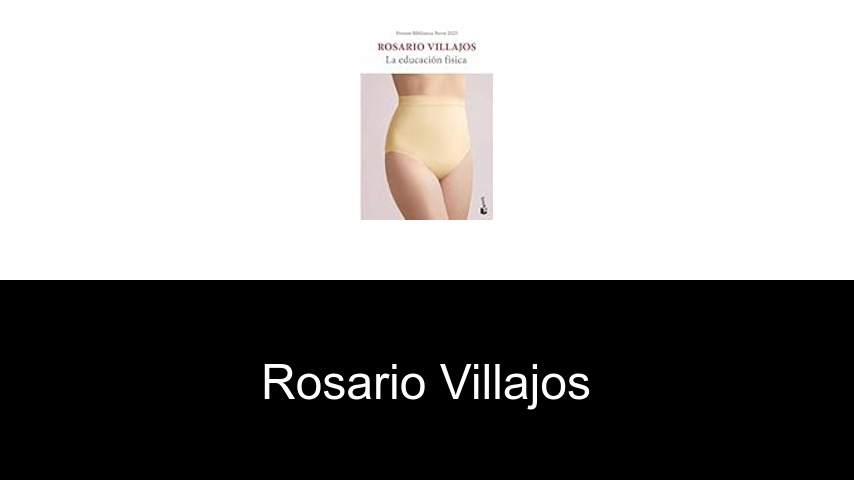 libros de Rosario Villajos