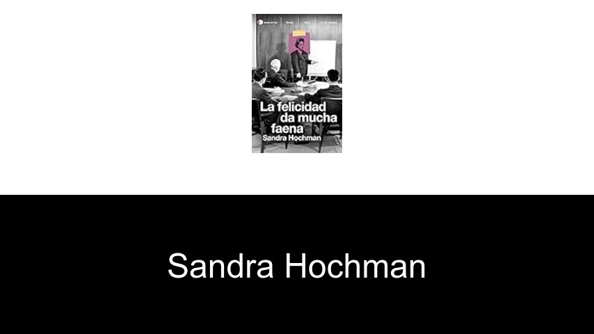 libros de Sandra Hochman