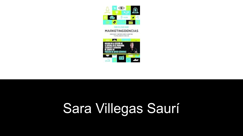 libros de Sara Villegas Saurí