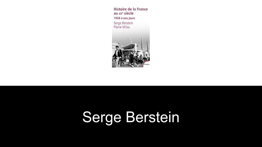 libros de Serge Berstein
