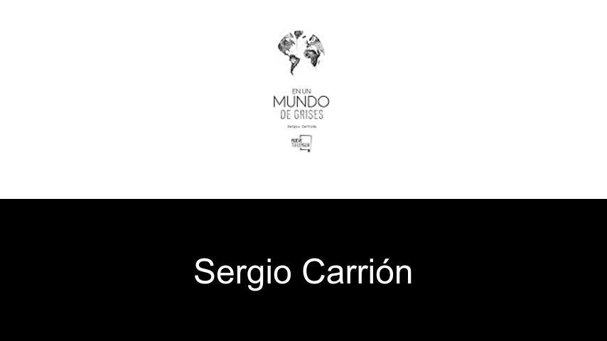 libros de Sergio Carrión