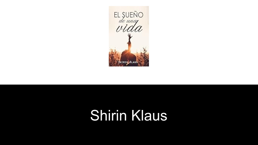 libros de Shirin Klaus