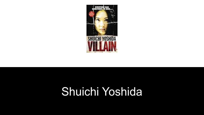 libros de Shuichi Yoshida