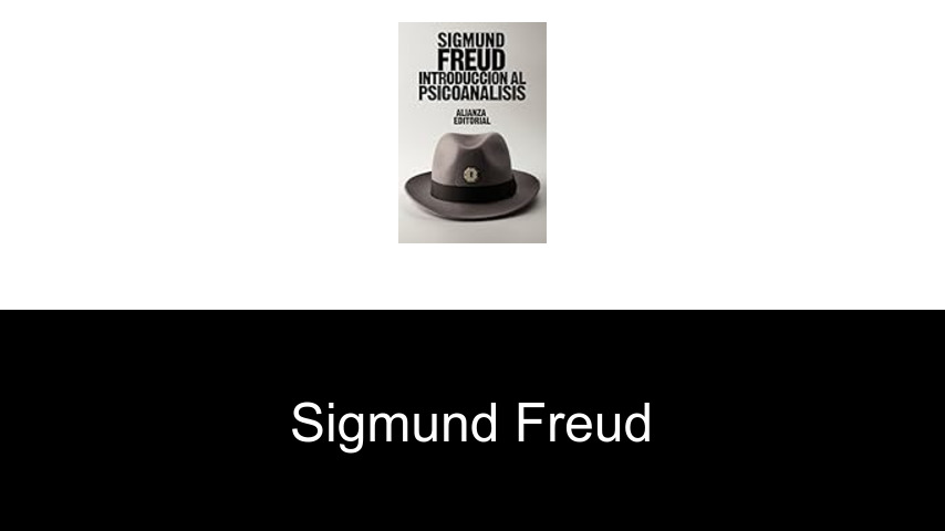 libros de Sigmund Freud