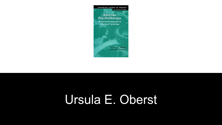 libros de Ursula E. Oberst