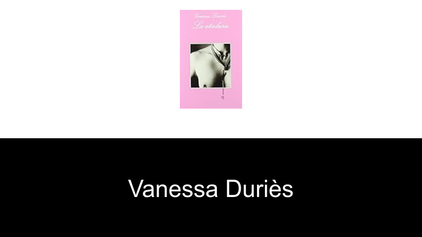 libros de Vanessa Duriès